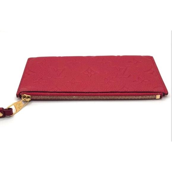Auth LV Monogram Empreinte Zip Pouch Insert for Portefeuille Curieuse Wallet - Picture 2 of 7